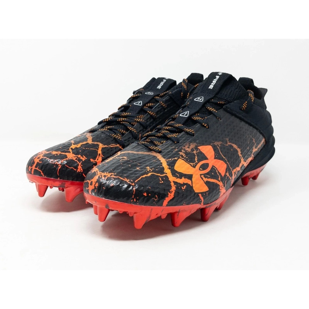 Under Armour Blue 2 MC All American Football Cleats Black 3027308-001 Size 13.5